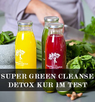 Detox Kur mit grünen Smoothies von Pure Plant Detox im Test