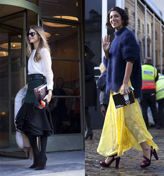 Streetstyles von der London Fashion Week H/W 2014/15