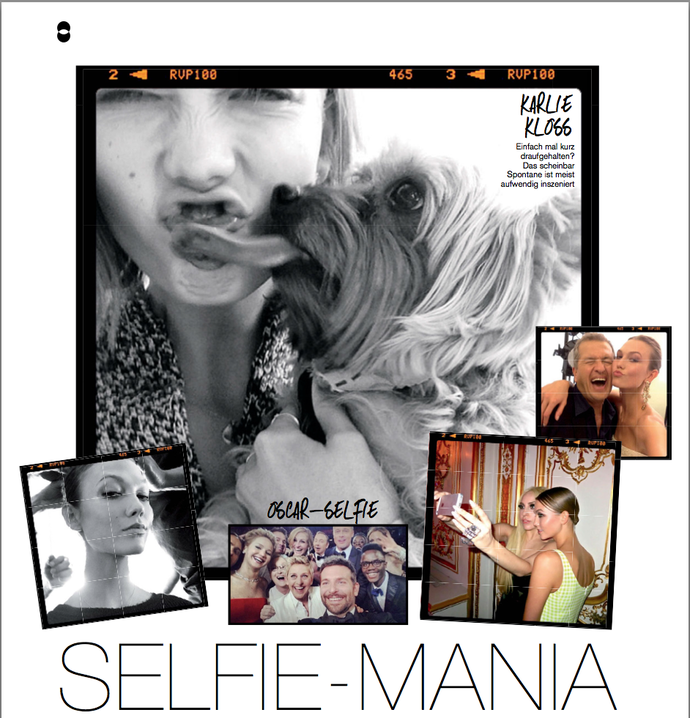 Selfie-Mania - das Dossier in der Mai Ausgabe von flair