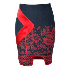 Prabal Gurung Floral Skirt