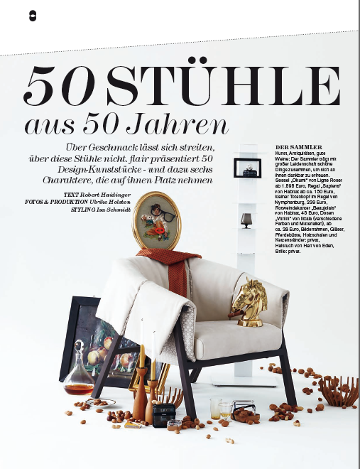 50 Stühle aus 50 Jahren - jetzt in der Novemberausgabe von flair!50 Stühle aus 50 Jahren - jetzt in der Novemberausgabe von flair!
