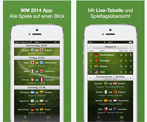 WM 2014 App Live