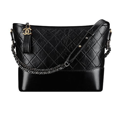 Black leather Gabrielle handbag / Foto: CHANEL