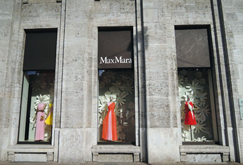 Schaufenster des Monats: Max Mara