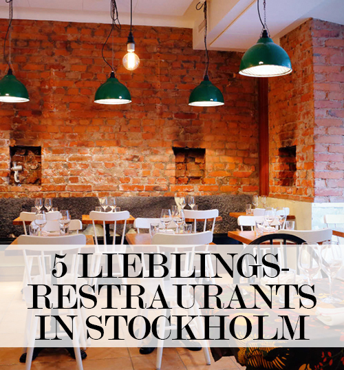 Top 5 Restaurants in Stockholm
