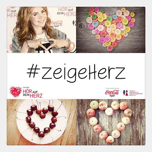 Hör auf Dein Herz – die Spendenaktion für Frauen-Herzforschung mach mit und poste #zeigeHerz auf unserer Facebook Wall