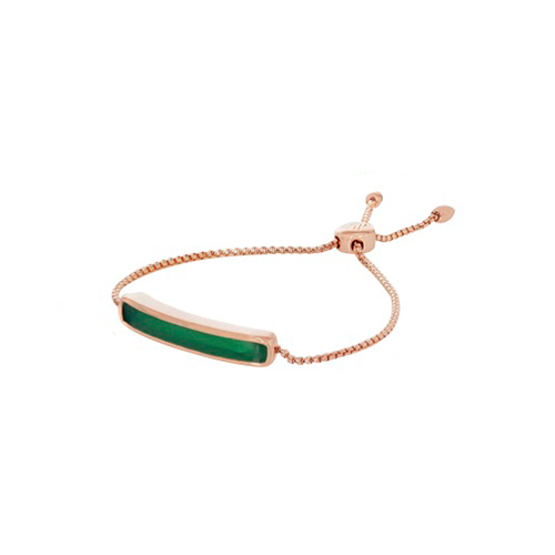 Armband mit grünem Onyx von Monica Vinader