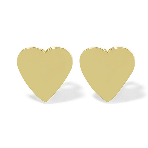 Herzförmige Ohrringe von Jennifer Meyer, ca. 400 Euro