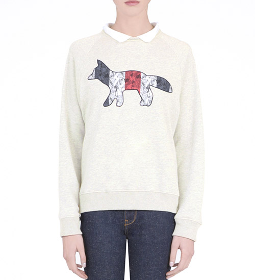 Kitsuné Sweatshirt, ca. 200 Euro