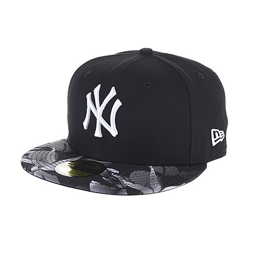 Fitted Cap "Birds of Paradise / New York Yankees" in Schwarz von NEW ERA
