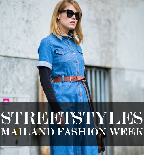 Streetstyles Mailand Fashion Week
